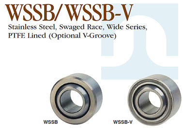 가벼운 산업 스테인리스 둥근 방위 WSSB - V에 의하여 형철로 구부려지는 인종 넓은 시리즈