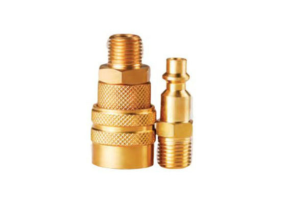 LAM Pneumatic Brass Quick Coupling High Flow 싱글 종료
