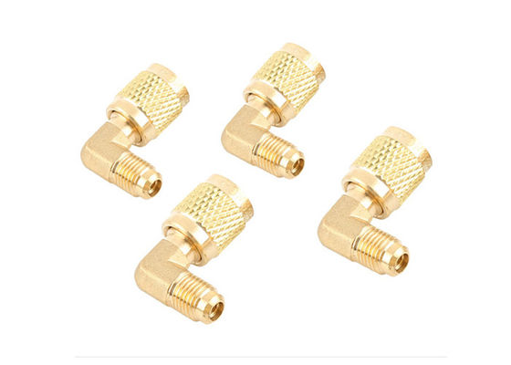 냉각기 후장  Brass Quick Coupler Adapter 1/4 "남자 플레어 5/16 "여성
