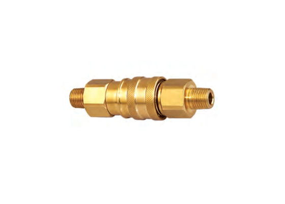 구리 빠른 결합 NPT 스레드 1/4 " 5/16 " 3/8 " 1/2 " CNC 가공