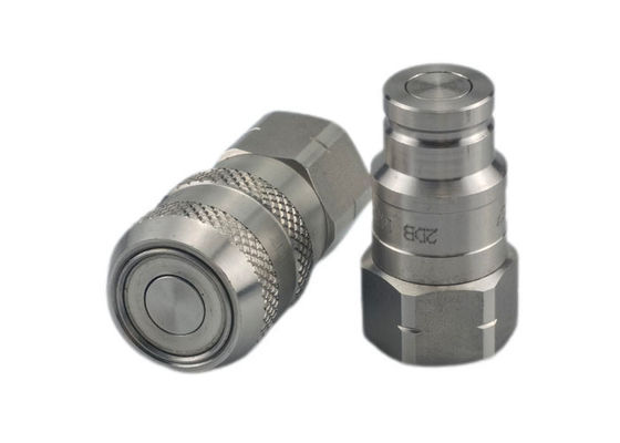 0.5'' ISO16028 NPT 수압 평면 빠른 결합기