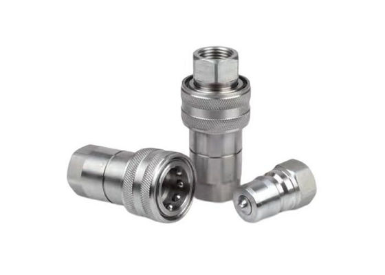 ISO7241B 유압 스테인리스 스틸 빠른 결합 CNC 가공 오일 도구