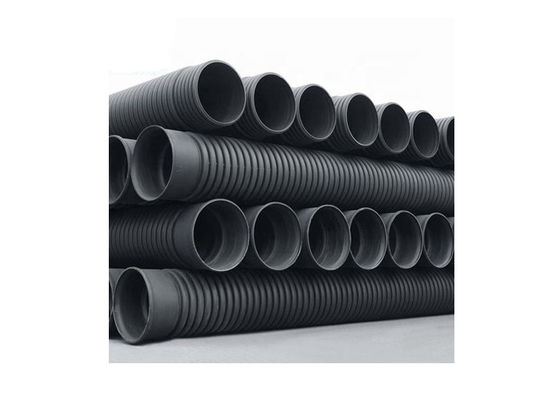 SN8 매장 하수 파이프 이중 벽 폴리에틸렌 HDPE 하수 파이프