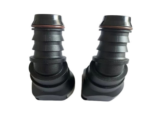 EPDM 연료 액체 플라스틱 빠른 커넥터 15.82mm 45도