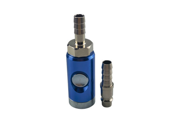 28scfm 누르기 버튼 Pneumatic 빠른 결합 BSP 공기 튜브 안전 결합