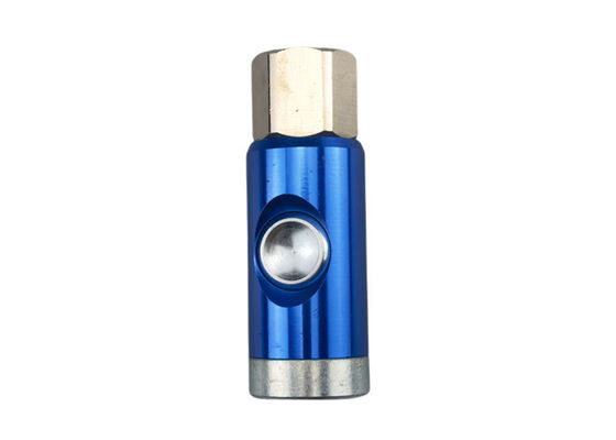 28scfm 누르기 버튼 Pneumatic 빠른 결합 BSP 공기 튜브 안전 결합