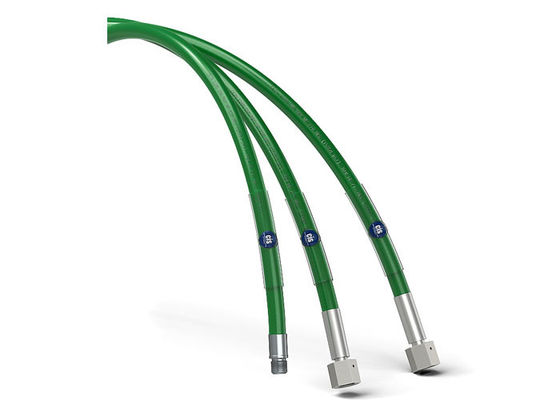 원유 정제 110Mpa 초고압 튜브 녹색 색상 ID 6.4MM