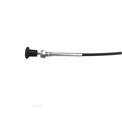 검은색 둥근 손잡이 940MM 긴 76MM 여행 SS316 와이어 로프 검은 선도