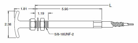 1-6mm 외부 지름 1-5mm 내부 지름의 기계적 당기 제어