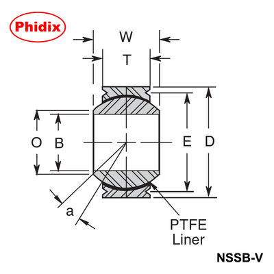 PTFE 가루로 유지보수 비용이 적게 드는 부식 내성 베어링