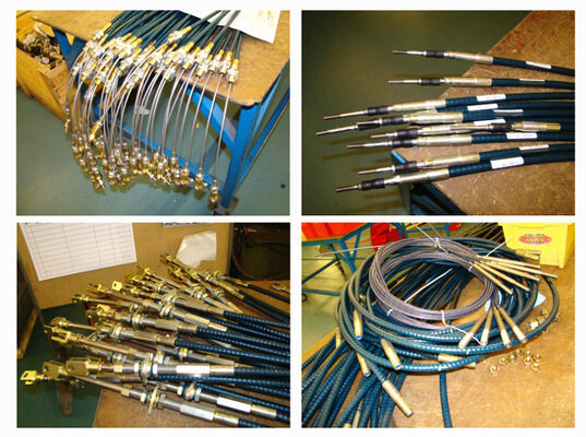 나일론 외피 맞춤형 제어 케이블 케이블 직경 2mm ~ 10mm 맞춤형 산업 자동화 배선 적용