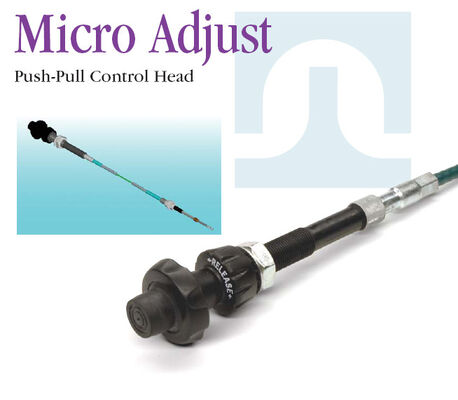 케이블 연결 공 관절을 갖춘 검은 기계 제어 케이블 건설 및 농업 기계에 완벽한